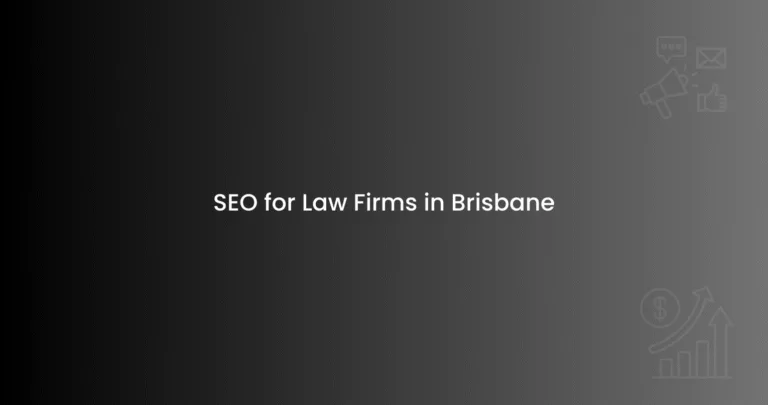 SEO for Law Firms in Brisbane